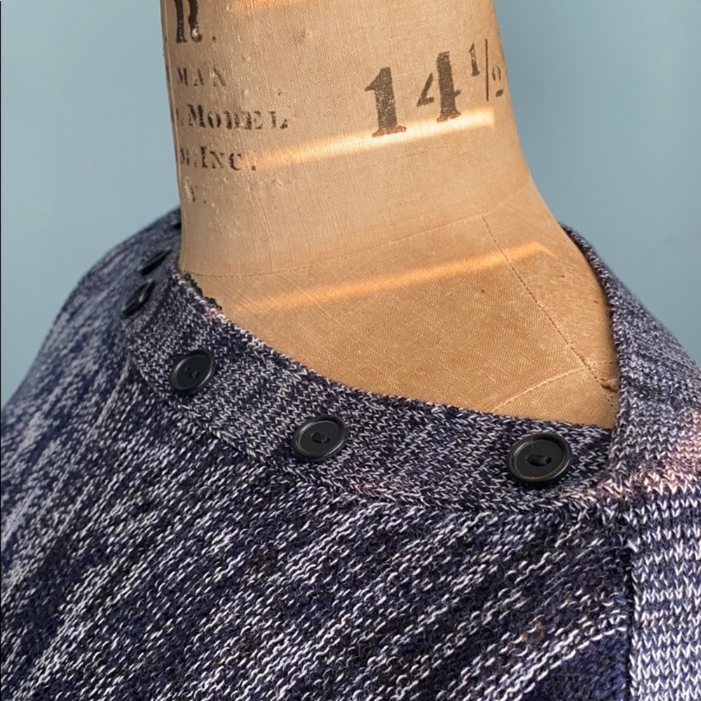 Soft Surroundings Tunic Sweater Size S/M Blue